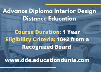 Advance Diploma Interior Design Distance Education
