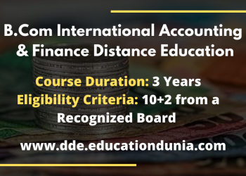 BCom International Accounting & Finance