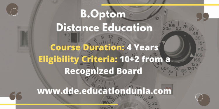 BOptom Distance Education
