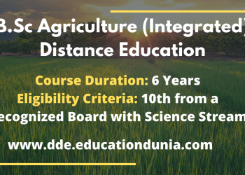 BSc Agriculture Integrated Distance Education
