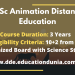 BSc Animation Distance Education