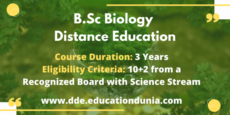 BSc In Biology Distance Education
