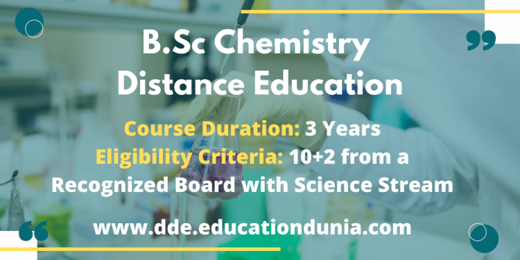 BSc in Chemistry Distance Education
