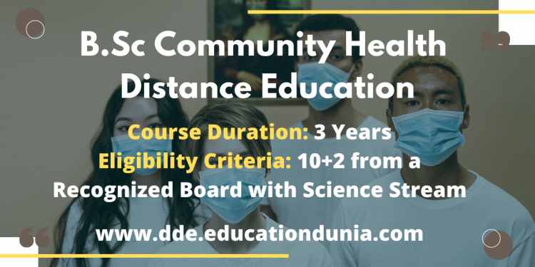 BSc Community Health Distance Education