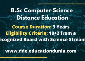 B.Sc Computer Science Distance Education