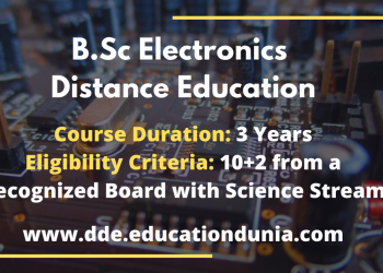BSc Electronics Distance Education