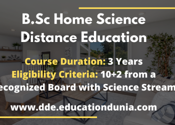 BSc Home Science Distance Education