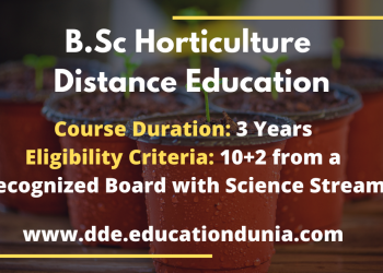 BSc Horticulture Distance Education