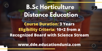 BSc Horticulture Distance Education
