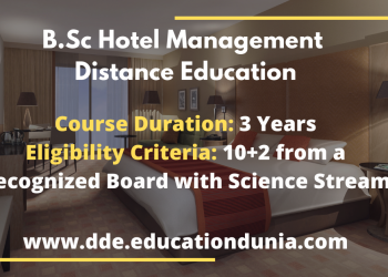 BSc Hotel Management Distance Education
