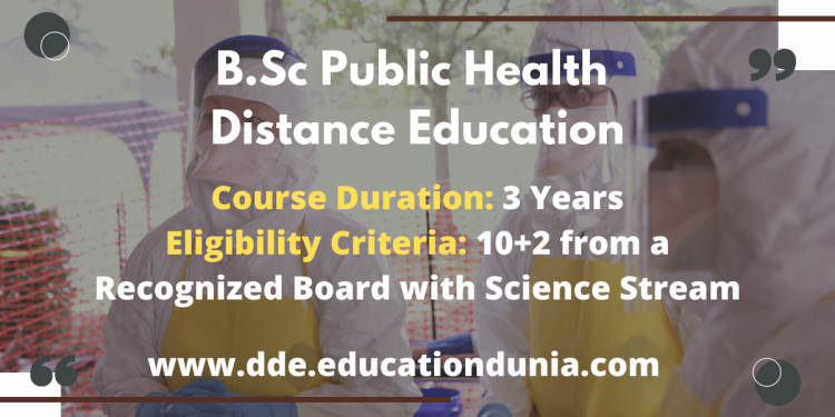 bsc-public-health-distance-education-admission-2023