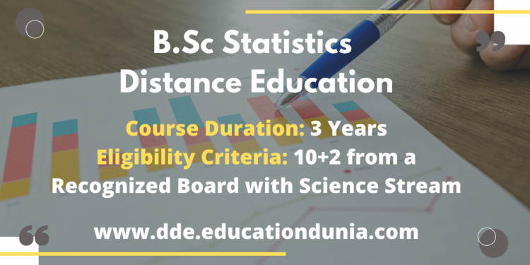 BSc Statistics Distance Education Admission 2024 | Apply Now For Online ...