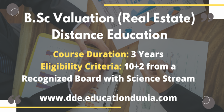 BSc Valuation Distance Education