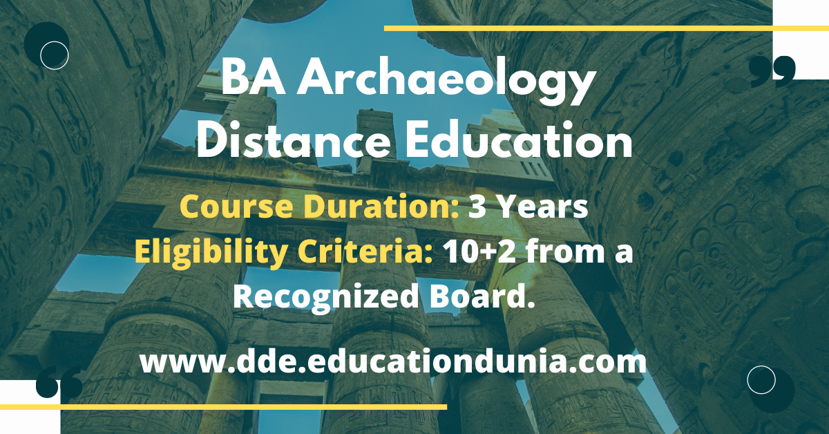 phd archaeology distance learning