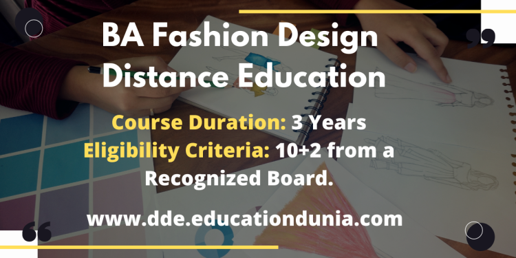 BA Fashion Design Distance Education