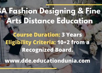 BA Fashion Designing & Fine Arts Distance Education