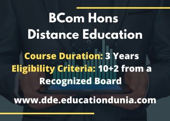 BCom Hons Distance Education