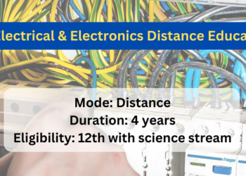 BE Electrical & Electronics Distance Education