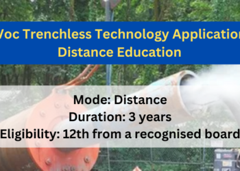 BVoc Trenchless Technology Applications Distance Education
