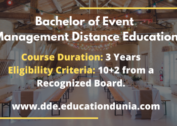 Bachelor of Event Management Distance Education