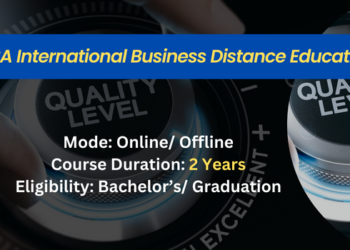 MBA in International Business Distance Education