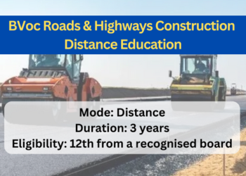 BVoc Roads & Highways Construction Distance Education