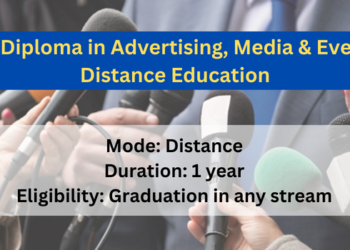 PG Diploma in Advertising Media & Events Distance Education
