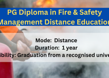 PG Diploma in Fire and Safety Management Distance Education