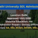 DU SOL Admission 2023-24
