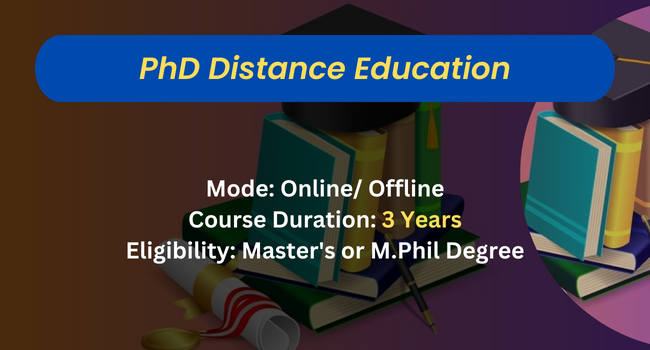 phd education distance uk
