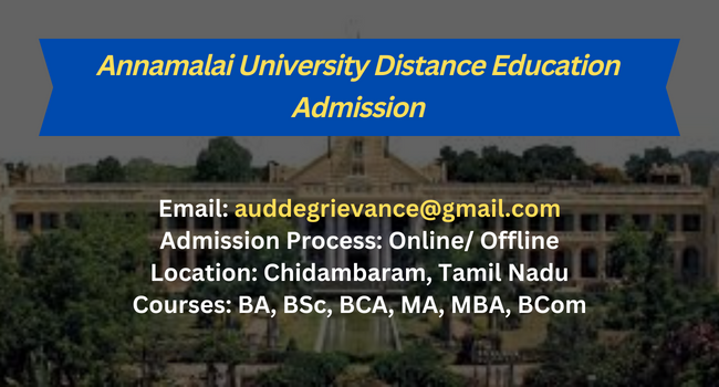 phd in annamalai university distance education