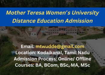 Mother Teresa Women's University Distance Education