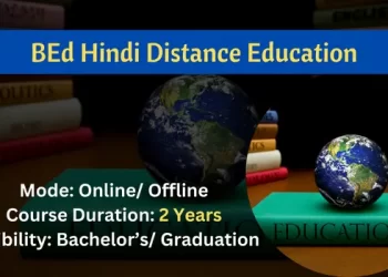 BEd Hindi Distance Education