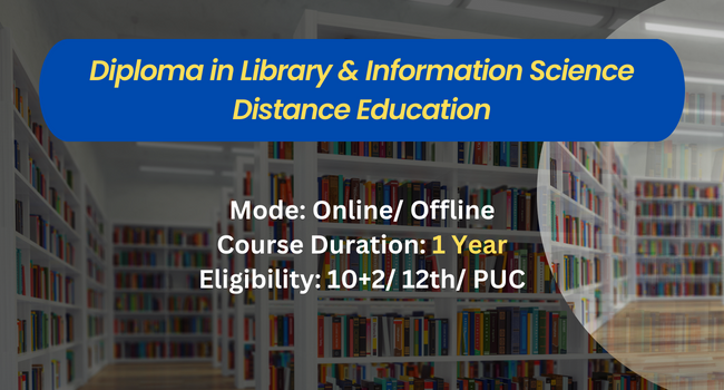 certificate course in library science through distance education