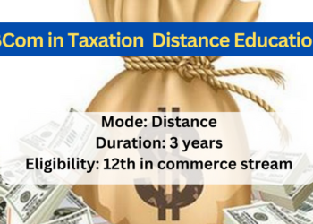 BCom Taxation Distance Education