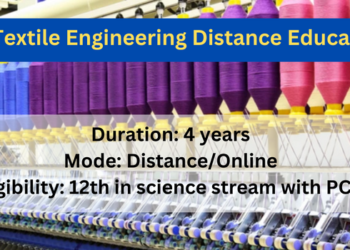 BE Textile Engineering Distance Education
