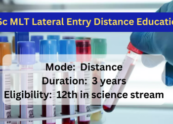 BSc MLT Lateral Entry Distance Education