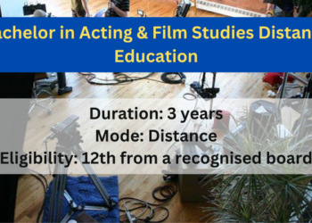 Bachelor in Acting and Film Studies Distance Education
