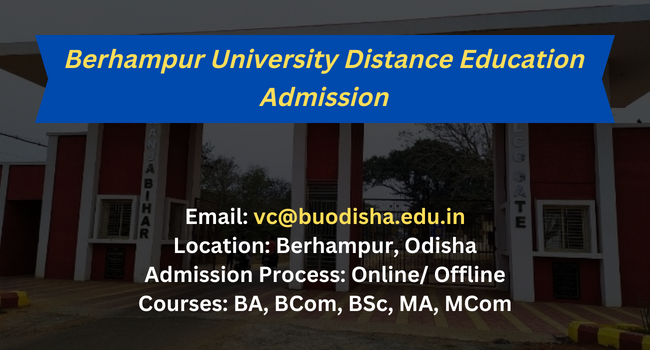 Berhampur University Recruitment 2023 Apply For RA, TA And Office Assistant  Posts | Latest Job In Odisha
