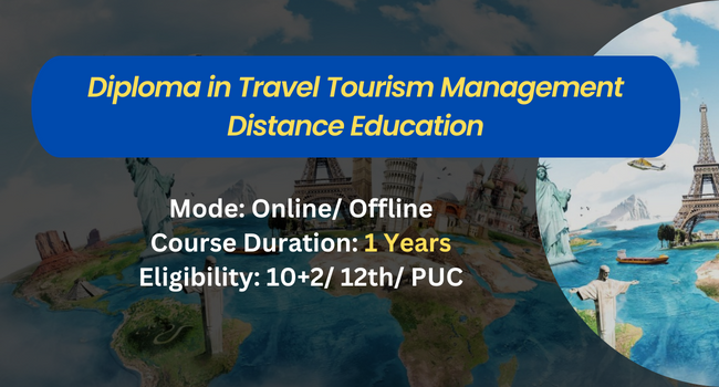 diploma in tourism management distance education