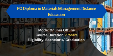 PG Diploma in Materials Management Distance Education