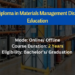 PG Diploma in Materials Management Distance Education