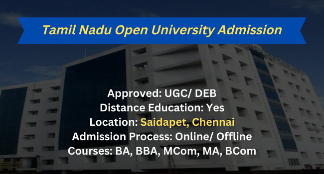 TNOU Distance Education Admission