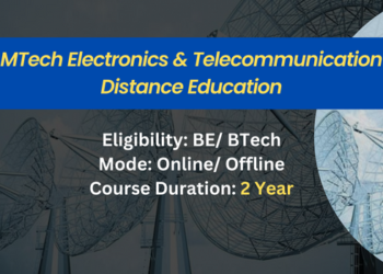MTech Electronics & Telecommunication Distance Education