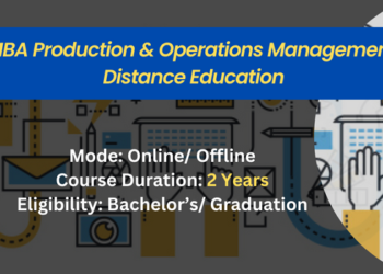 MBA in Production & Operation Management Distance Education