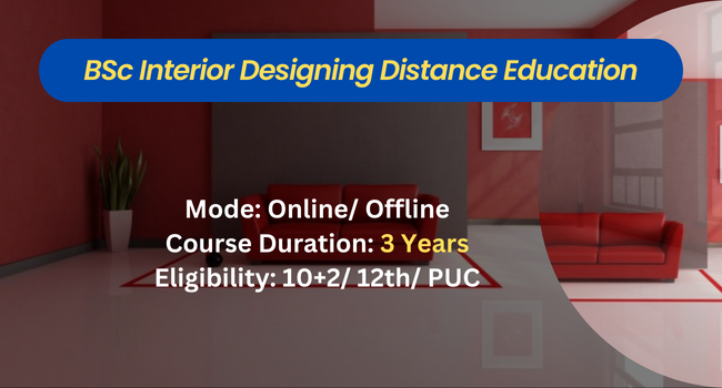 Bsc Interior Design Distance Education