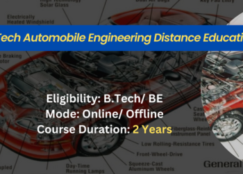 MTech in Automobile Engineering Distance Education