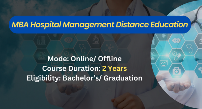 phd in hospital administration distance learning