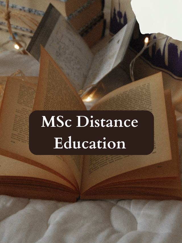 MSc Distance Education