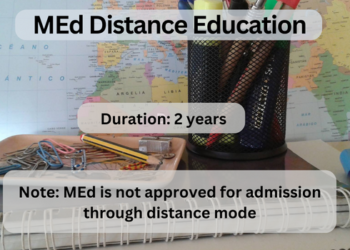 MEd distance education
